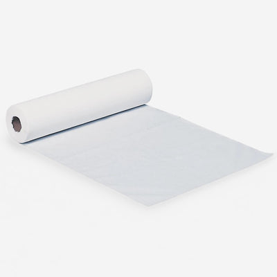 Drap d'examen blanc pâte vierge – carton de 12 rouleaux Papeco